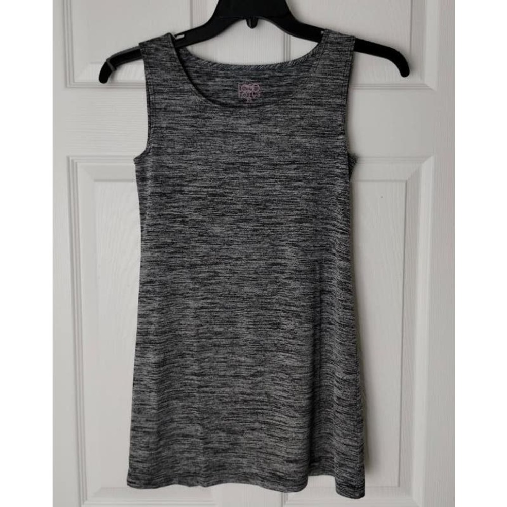 LOGO Lotus Lori Goldstein black grey Athletic Yoga Tank Size XS New A276378